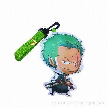PU luggage tag, cartoon character, various designs are available